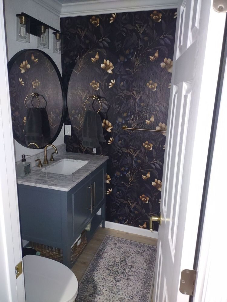 Bathroom after the remodel