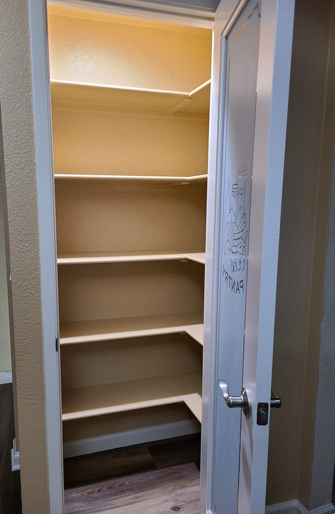 New semi walk-in pantry