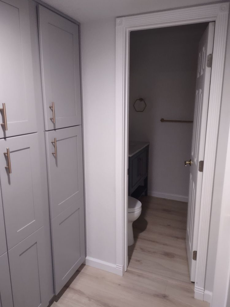 Hallway after